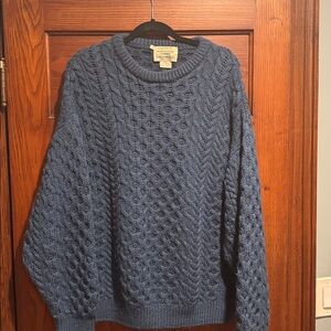 Mens XL 100% Wool CLAOURNIC Sweater.